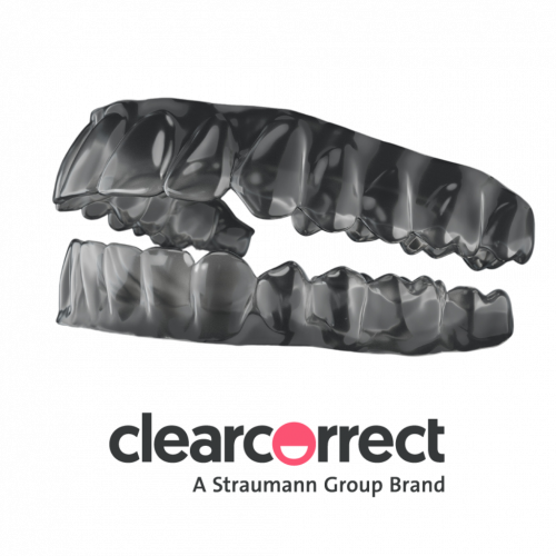 Set of clear aligners showcasing their clear and sleek design